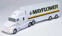 The Ramar Companies High-Value-Products Exhibit Transportation Specialists, shows, displays, trade show exhibit, displays, display - monthly toy truck drawing Mayflower